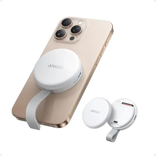 Anker MagGo USB-C Adapter Magnetischer SD-Speicherkartenleser für 15 Serie & mehr, Mit Kabel, 2 SD- & TF-Karten, 312 MB/s Datentransfer USB-C