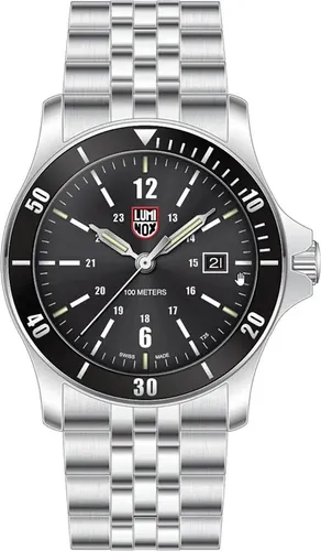 Luminox XS.0911 Herrenuhr Sport Timer 42mm 10ATM - Armbanduhren mit Swiss Made Quarzwerk, beeindruckende Leuchtdauer von bis zu 25 Jahren und wasserdicht bis 10 ATM - ideal für Abenteuer und sportliche Aktivitäten.