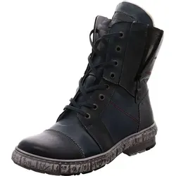 KRISBUT Komfort Stiefel Damen 31363037313835 Blau 37 EU - Stilvolle Schnürboots für den Winter - Der KRISBUT Komfort Stiefel vereint elegantes Design und Funktionalität. Aus hochwertigem Echtleder in Jeans Blau, mit praktischem Reißverschluss und Wechselfußbett für individuellen Tragekomfort. Ideal für kalte Tage!