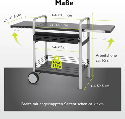 TEPRO 3198 UNIVERSAL BBQ-TISCH von Tepro