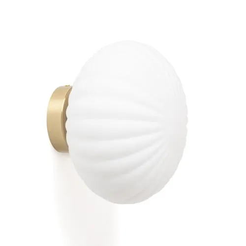 LEDKIA LIGHTING Wandleuchte Glas Celina Weiß G9