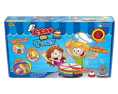 Gra planszowa Czas na Tort SENSORYCZNA Epee EP09436 ZGRANI.PL 8591945094367