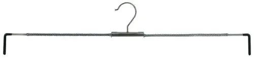 Kleiderbuegel24 10 x Rock- und Hosenspanner aus Metall, stufenlos verstellbar, Größe L - XXL