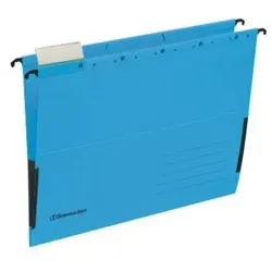 Soennecken Hefter Hängetasche 2030 DIN A4, 220g RC Karton blau - 25 Stück - Hängeregistraturen aus robustem 220g RC Karton, ideal für eine sichere und übersichtliche Ablage von Dokumenten.