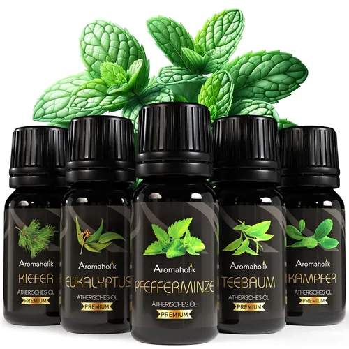 Gesundheits-Set 5er Ätherische Öle BIO 100 % naturrein – Set 5×10ml