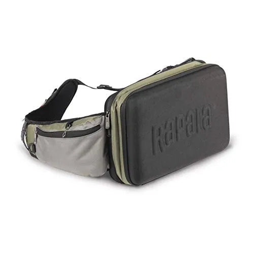 Rapala Unisex-Adult Limited Edition Tasche - Vielseitige Angeltasche für Männer und Frauen, mit zwei Hauptfächern und verstellbarem Schultergurt, ideal für Angeln, Wandern oder Stadtbesuche.