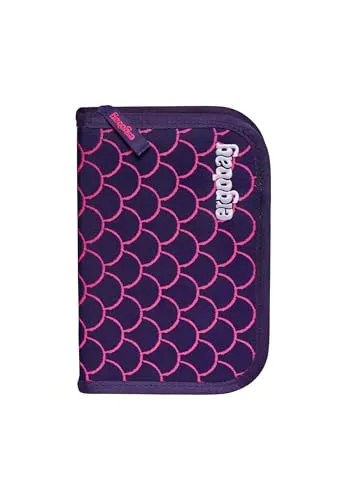 ergobag Federmäppchen Set 22-teilig - Lila, inklusive Lyra Buntstifte, Stundenplan-Fach und nachhaltige Materialien aus recycelten PET-Flaschen