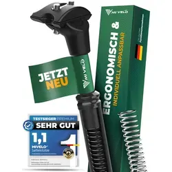 MIVELO Fahrrad Sattelstütze gefedert 30,9 mm