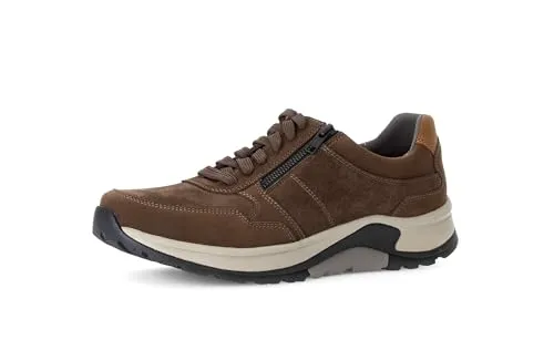 Pius Gabor Sneaker braun 48 EU (13 UK) - Wanderschuhe mit Wechselfußbett, aus hochwertigem Glattleder und Mesh für optimalen Komfort und Atmungsaktivität.