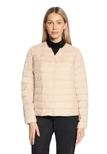 Beige Daunen-Steppjacke in Größe 44 von Betty Barclay