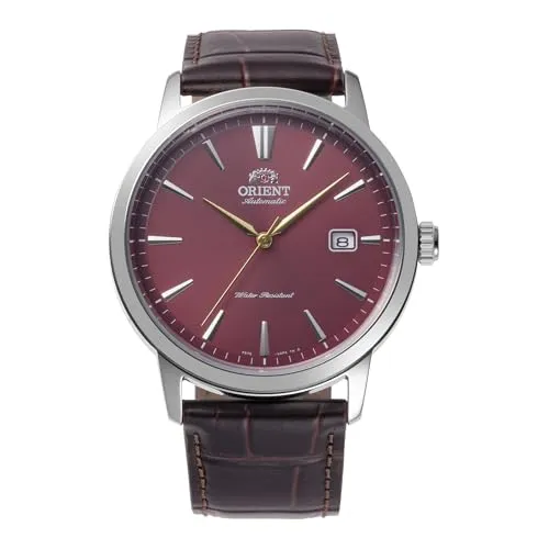 Orient RA-AC0F15R30B Automatik Uhr für Herren - Elegante Herrenarmbanduhr mit robustem Edelstahlgehäuse und stylischem roten Zifferblatt. Ideal für den täglichen Einsatz und bietet eine Wasserdichtigkeit von bis zu 30 m.