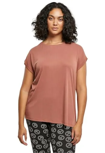 Urban Classics Damen T-Shirt Terrakotta, 3XL