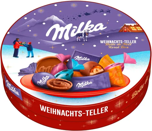 Milka Weihnachtsteller 19 Stück 195 g