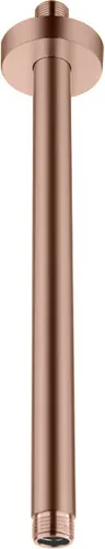 Brausearm Wandarm 30 cm Kupfer gebürstet - Duscharm für Decken- oder Wandmontage, elegantes Design in gebürstetem Kupfer, ideal für moderne Badezimmer.
