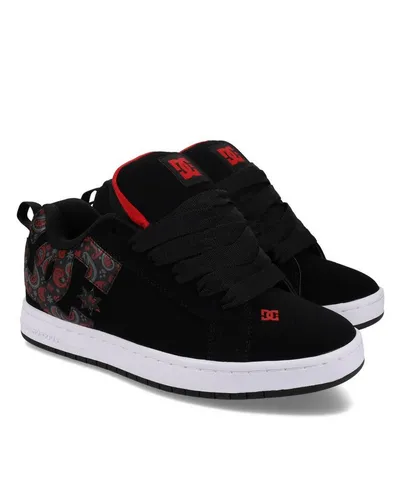 DC Shoes Court Graffik Schnürschuh Schwarz 43 EU - Stylischer Schnürschuh in Größe 43, ideal für den Alltag. Das robuste Obermaterial sorgt für Langlebigkeit, während die Gummisohle für einen sicheren Halt sorgt.