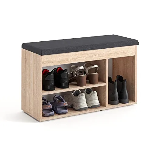 KOMTO Schuhbank mit Sitzfläche in braun von KOMTO