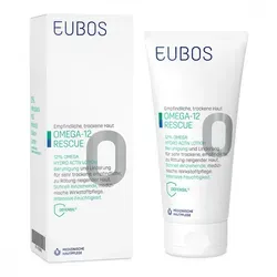EUBOS OMEGA-12 RESCUE 12% OMEGA HYDRO ACTIV LOTION 200 ml - Medizinische Körperpflege mit 12% Omega-Fettsäuren, ideal zur intensiven Hautrehabilitation und für trockene, gereizte Haut.