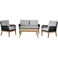 Produktbild Gartenstuhl acamp Mykonos Loungeset aus Holz
