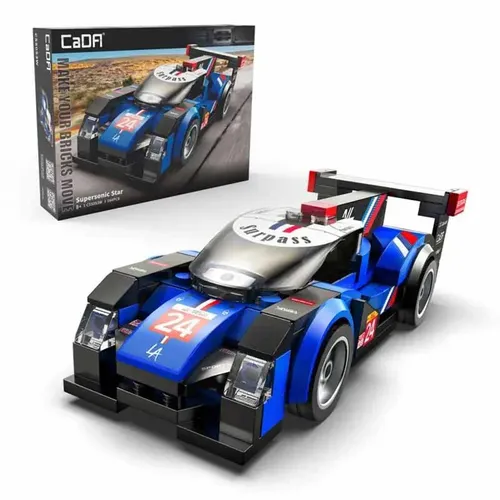 CaDA C55053W Supersonic Star Rennwagen 1:24 Klemmbausteine Technik Auto Set