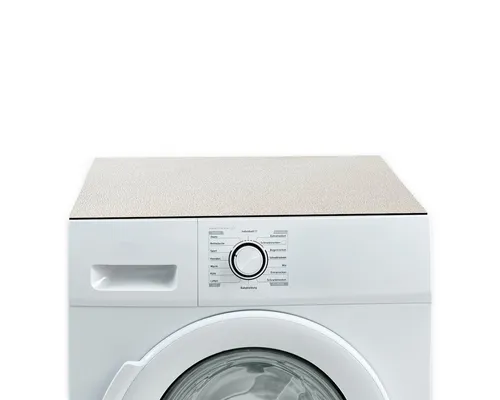 Tabletop Antirutschmatte beige – Rutschfeste Waschmaschinenauflage - Anti-Rutsch-Matten in 60 x 60 cm, waschbar und zuschneidbar. Die rutschfeste Gummi-Matte sorgt für Stabilität und verleiht Ihrem Hauswirtschaftsraum einen modernen Look.