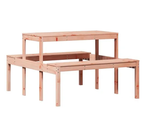 vidaXL Picknicktisch 110x134 cm aus Douglasie - Gartentisch aus robustem Douglasienholz, ideal für Garten und Terrasse, mit wetterfestem Design und pflegeleichter Oberfläche für lange Haltbarkeit.