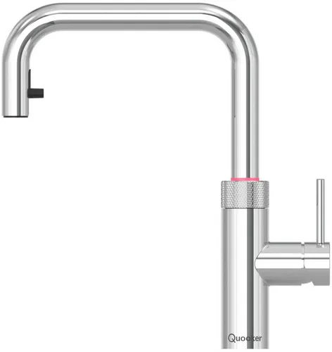 Produktbild QUOOKER Flex Square COMBI+ Küchenarmatur – Verchromt, 7 Jahre Garantie