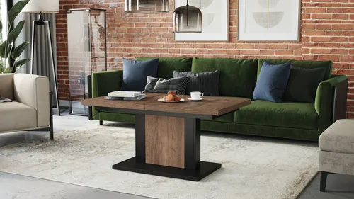designimpex Design Couchtisch Orion - Höhenverstellbar & Ausziehbar - Moderner Couchtisch mit stufenloser Höhenverstellung und ausziehbarer Länge (120-180 cm). Ideal für jeden Wohnstil, praktisch und stabil. Perfekt für vielseitige Nutzung im Wohnbereich.