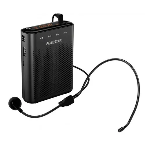 FONESTAR ALTA-VOZ-30 Amplificador de Voz Portátil USB/MicroSD/MP3 Negro