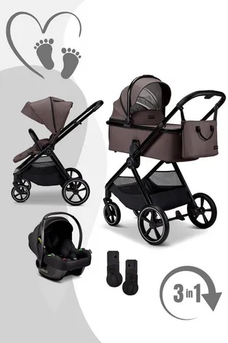 Produktbild Moon Kombi-Kinderwagen Aura Set mit Cosmo 2.0 3in1