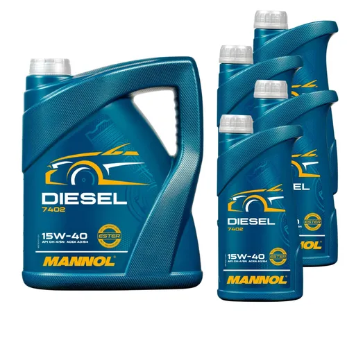 Liter MANNOL 15W-40 DIESEL Motoröl API CH-4/SN ACEA A3/B4 VW MB MAN 9