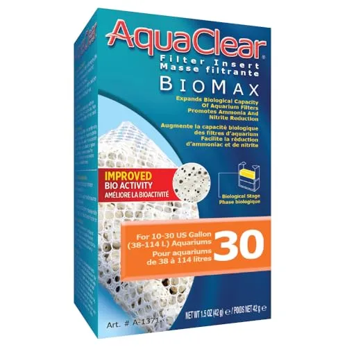 AquaClear Biomax Filtereinsatz, für den AquaClear Powerfilter 30, weiß
