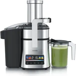 Arendo Zentrifugenentsafter 1000 W mit Touch-Display