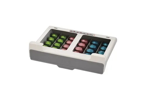 Joseph Joseph Kapselhalter Unterregal Schublade Kaffeekapsel Aufbewahrung, geeignet für bis zu 30 Nespresso-Kapseln