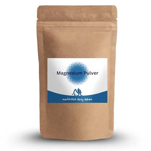 Magnesium Pulver 200 g, reines Magnesiumcitrat ohne Zusatzstoffe oder Hilfsmittel wie Magnesiumstearat