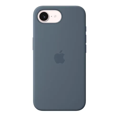 APPLE Silikon Case mit MagSafe für iPhone 17e - Maritimblau - Schütze dein iPhone 17e stilvoll mit diesem eleganten Silikon Case von Apple. Das Case bietet perfekten Halt, ist leicht und ermöglicht kabelloses Laden durch integrierte Magnete. Ideal für den täglichen Gebrauch!