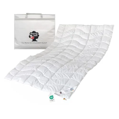 Dormabell Leinen Sommer Bettdecke Edition WB1 | 135 x 200cm - Bettdecken für warme Nächte: Leichte, anschmiegsame Leinenbettdecke mit innovativer Steppung für ideales Schlafklima und nachhaltige Materialien.