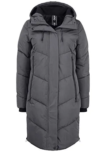 OXMO OXJuna Damen Wintermantel Parka mit Kapuze - Funktionsjacken – Stylischer und warmer Winterparka mit nachhaltiger Polyesterfüllung, ideal für sportliche und elegante Looks.