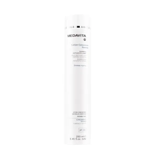 Medavita Lotion Concentree Homme - Shampoo gegen Haarausfall für Herren 250 ml - Shampoo für Männer, 250 ml, bekämpft Haarausfall und stimuliert den Haarwuchs, reinigt die Kopfhaut und gibt dem Haar seine natürliche Schönheit zurück.