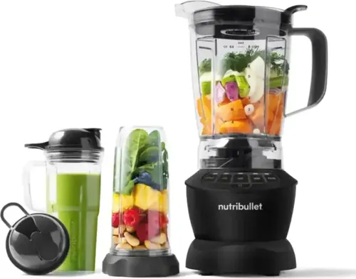 Combo Standmixer NBF500DG – 1.200 Watt für perfekte Mix-Ergebnisse - Küchengerät mit 3 Geschwindigkeitsstufen und Pulsfunktion, ideal für Smoothies und Suppen, mit großem Fassungsvermögen von 1,8 Litern.