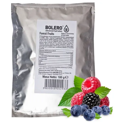 Bolero Beutel Instant Drink Waldfrüchte (owoce leśne) - 100 g