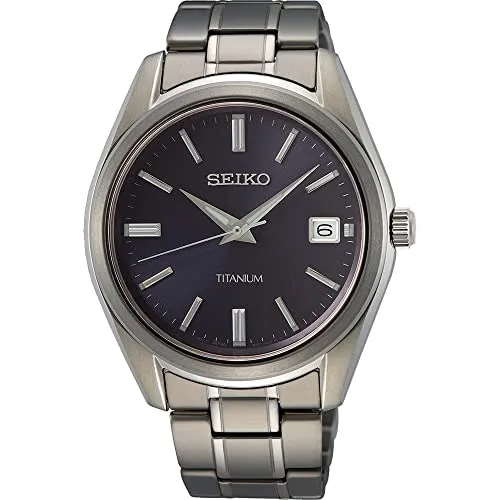 SEIKO Quartz Herrenuhr SUR373P1 – Elegante Armbanduhr für Herren - Elegante Armbanduhr aus Edelstahl, präzise Quartz-Technologie für zuverlässige Zeitmessung, ideal für jeden Anlass.