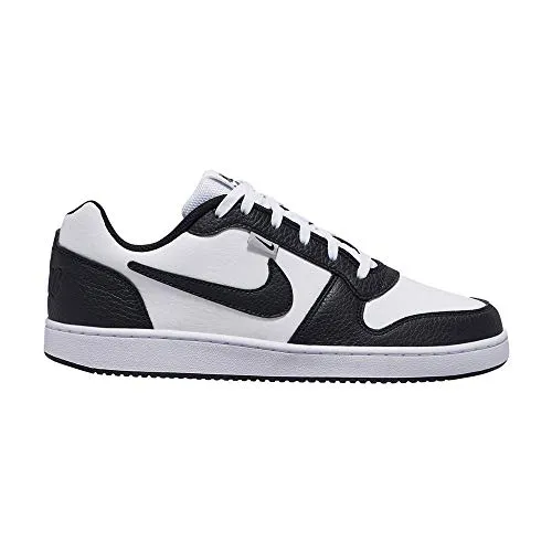 Nike Ebernon Low Prem. Herren Sneaker EU 44 - Weiß-Grau-Schwarz - Hochwertige Sneaker aus Leder, atmungsaktiv und gepolstert für optimalen Komfort bei Sport und Freizeit. Ideal für jede Jahreszeit und vielseitige Aktivitäten.