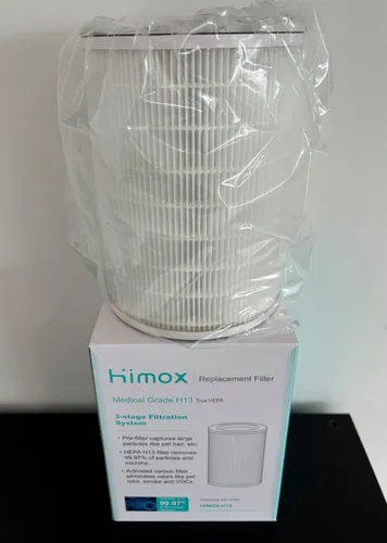 Himox Ersatzfilter H10 - Medical Grade H13 HEPA - Filter für Himox H10 Luftreiniger mit hocheffizientem H13 True HEPA-Filter, der 99,97 % der Luftstäube erfasst. Ideal zur Entfernung von Schadstoffen und schlechten Gerüchen.