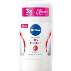 NIVEA Dry Comfort Antitranspirant-Stick für Damen, 50 ml