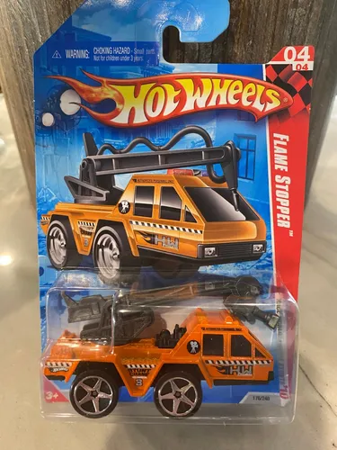 Hot Wheels #174 Rennen World-Movie Stunts 4/4 Flamme Stopper Orange W/L 5 2010