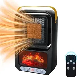 Kleiner Raumheizer 800W mit 3D Flamme