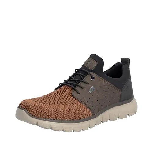 Rieker Herren Halbschuhe B6654 - Slipper & Mokassins für Herren mit elastischem Einstieg, ultraleichter Sohle und Komfortweite für breitere Füße.
