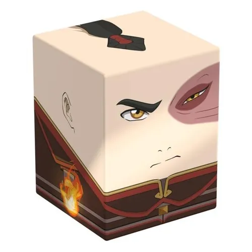 Squaroes - Squaroe Avatar: The Last Airbender AV006 - Zuko - Actionfigur und Deck-Box, ideal zur Aufbewahrung von TCG-Decks mit Platz für bis zu 100 Karten. Hergestellt aus 78% erneuerbaren Rohstoffen, perfekt für Sammler und umweltbewusste Spieler.