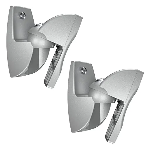 Vogel s VLB 500 - Universelle Lautsprecher Boxen Wandhalterung Set, schwenkbar bis 180°, neigbar bis 20°, sicherer Stereo Surround-Sound für bis zu 5 kg Lautsprecher