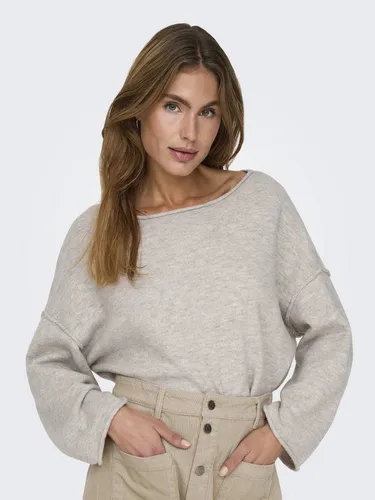 JDY Strickpullover JDYRUE LIFE L/S BOAT NECK PULL KNT